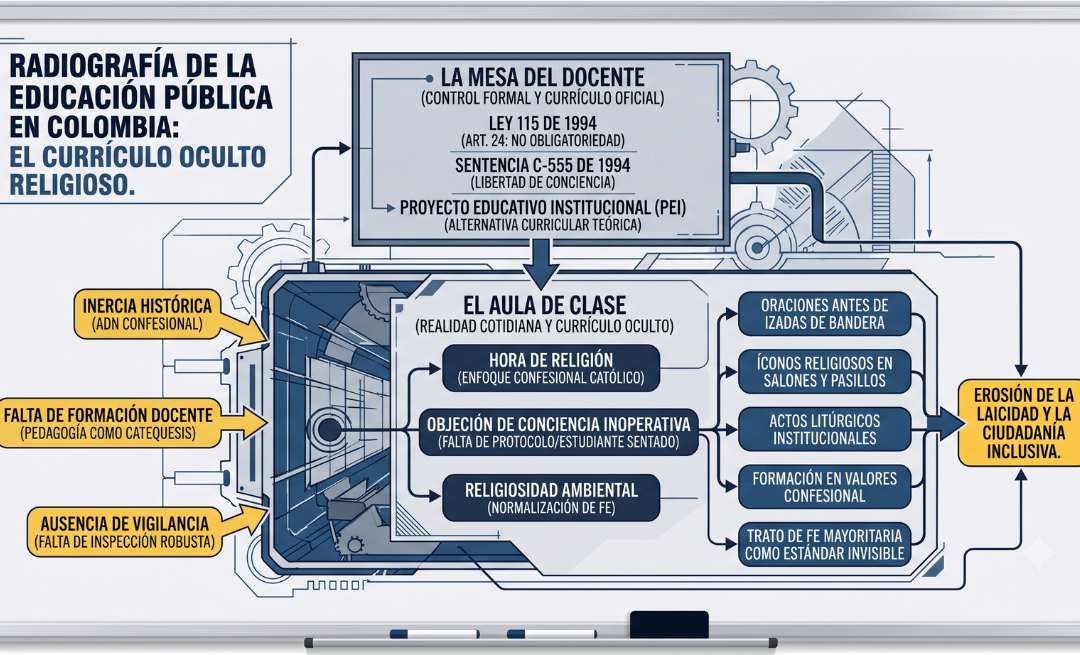 Lo que enseñan los colegios públicos cuando nadie está mirando
