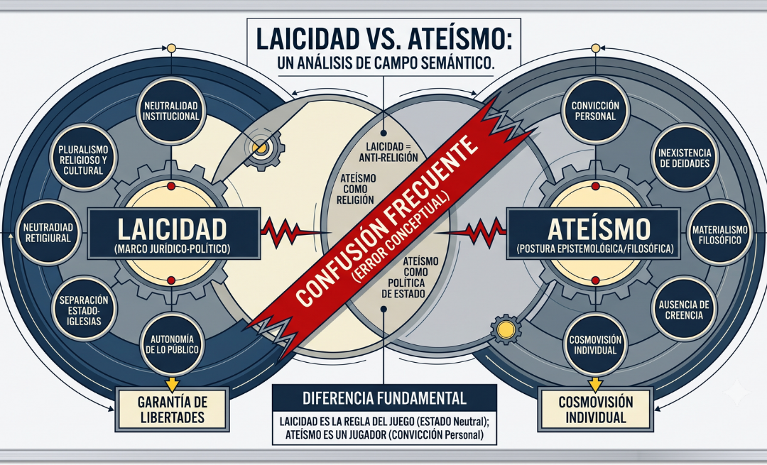 La laicidad no es ateísmo, y hay que dejar de confundirlos